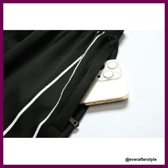 Full-Zip Athletic Tracksuit Set Active Wear Lightweight Comfortable Y2K Style - Picture 5 of 7